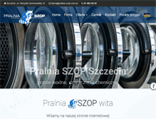 Tablet Screenshot of pralnia-szop.com.pl